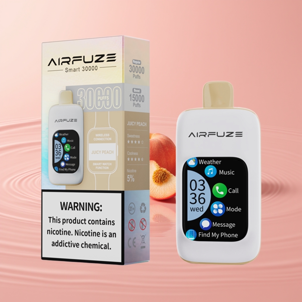 AirFuze Smart 30000 Puff 5% Nikotin Lédús Őszibarack