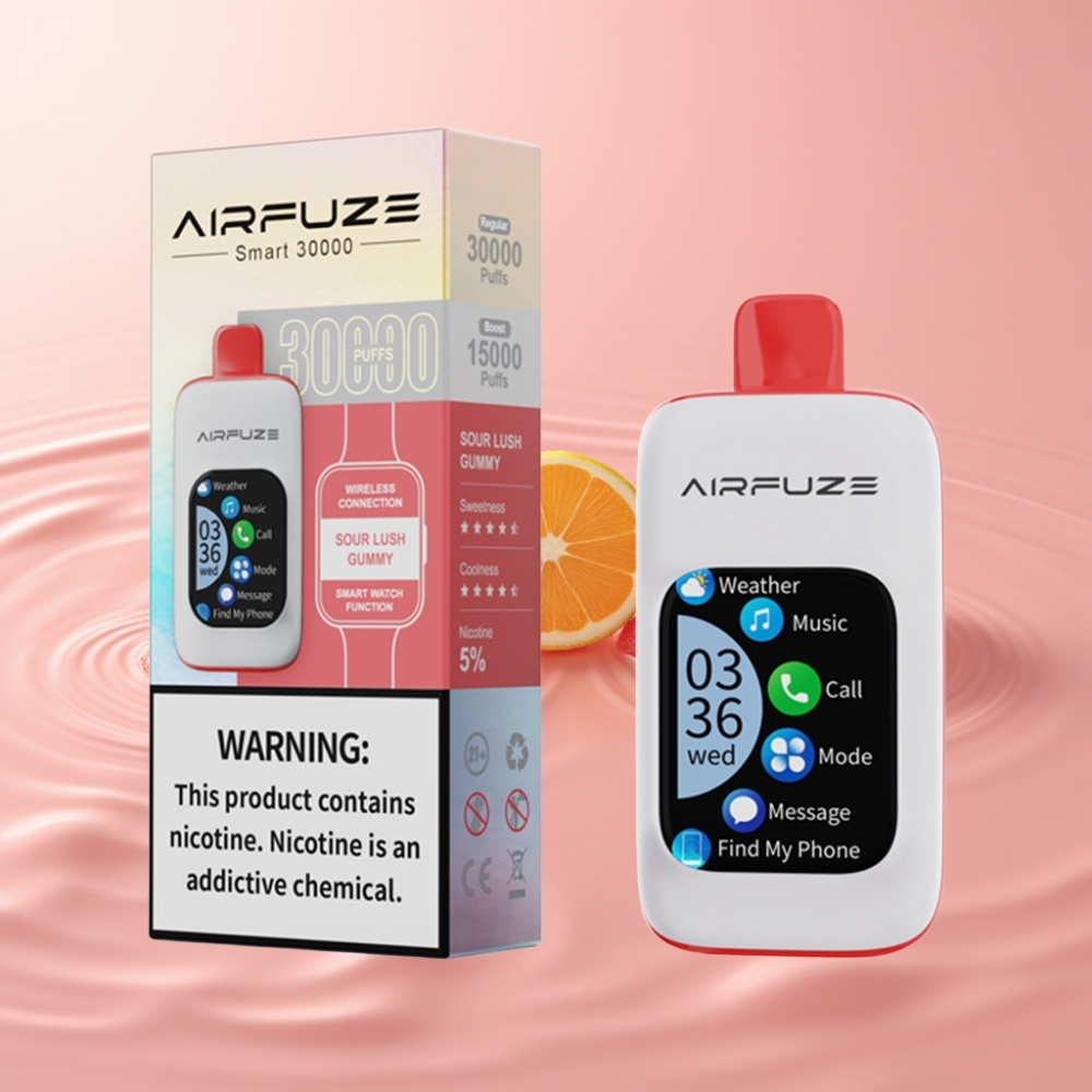 AirFuze Smart 30000 Puff 900mAh Savanyú Lédús Gumicukor