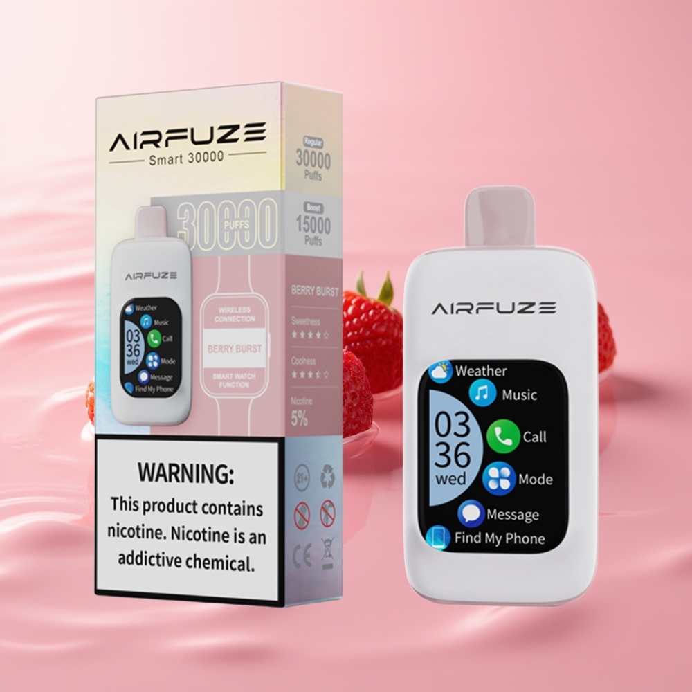 AirFuze Smart 30000 Puff TFT érintőképernyős Bogyós Robbanás