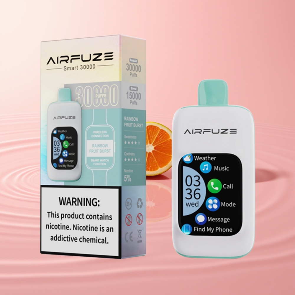 AirFuze Smart 30000 Puff TFT Érintőképernyős Szivárvány Gyümölcsrobbanás