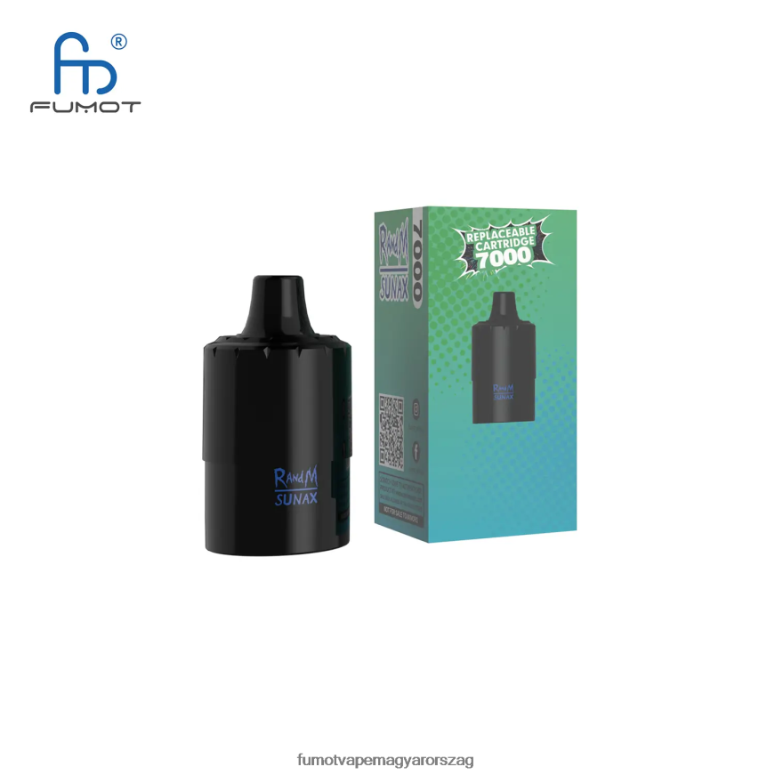 hűvös menta Fumot vape sale 6ZBT2B485 Fumot Sunax 7000 cserélhető vape patron (1 db)