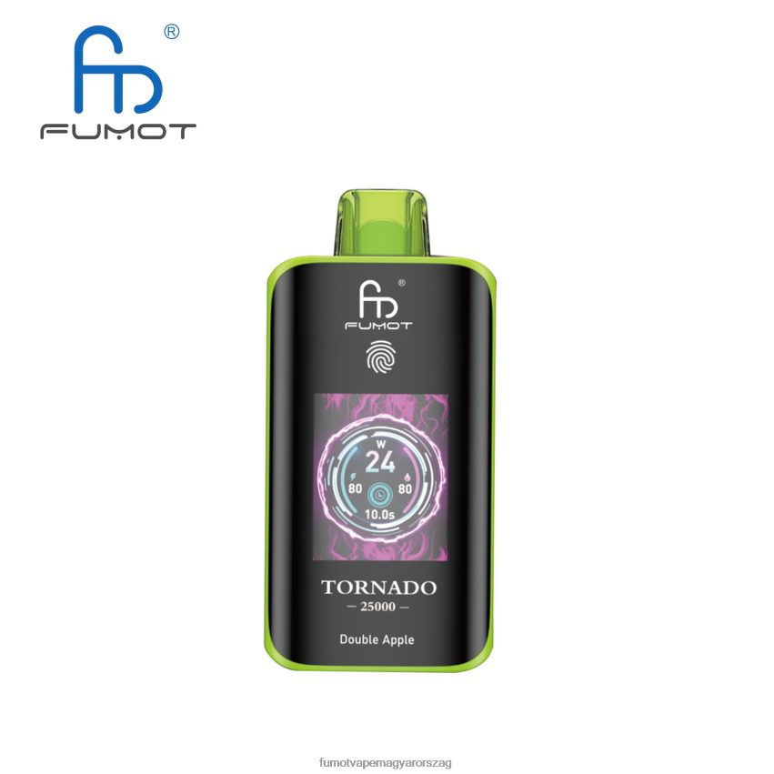 Fumot Tornado 25000 eldobható vape dupla alma - 068N445 Fumot Vape Online Shop