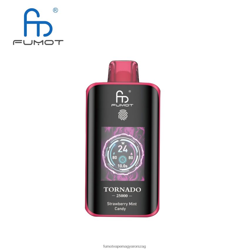 Fumot Tornado 25000 eldobható vape epres mentás cukorka - 068N4415 Fumot Vape Online Shop