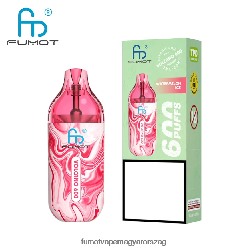áfonya cseresznye áfonya Fumot cigarette 6ZBT2B293 Fumot Volcano 600 tpd-kompatibilis eldobható vape - 2 ml (3 darabos készlet)