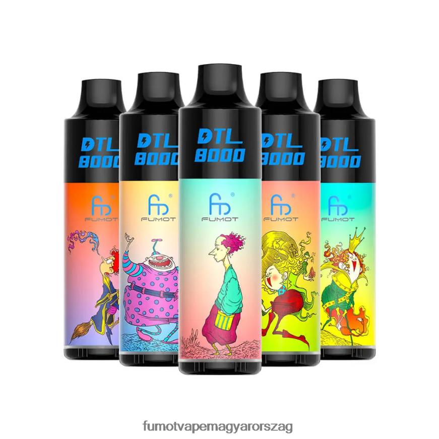 görögdinnye menta Fumot vape sale 6ZBT2B425 Fumot DTL 8000 eldobható vape toll - 16 ml (1 darab)