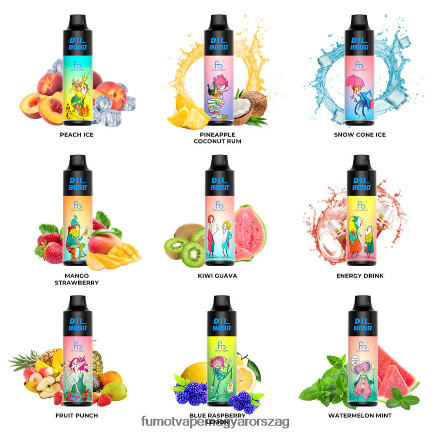 kivi guava Fumot vape price 6ZBT2B419 Fumot DTL 8000 eldobható vape toll - 16 ml (1 darab)