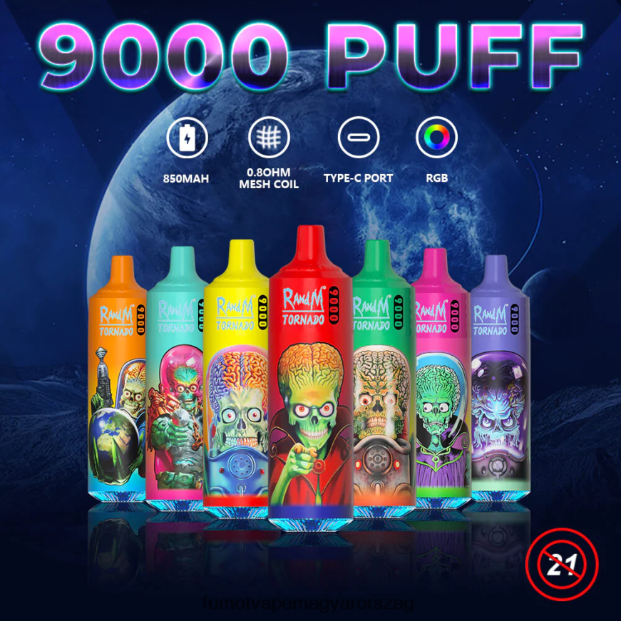 barack limonádé Fumot vape price 6ZBT2B19 Fumot Tornado 18 ml 9000-es eldobható vape toll (1 db)