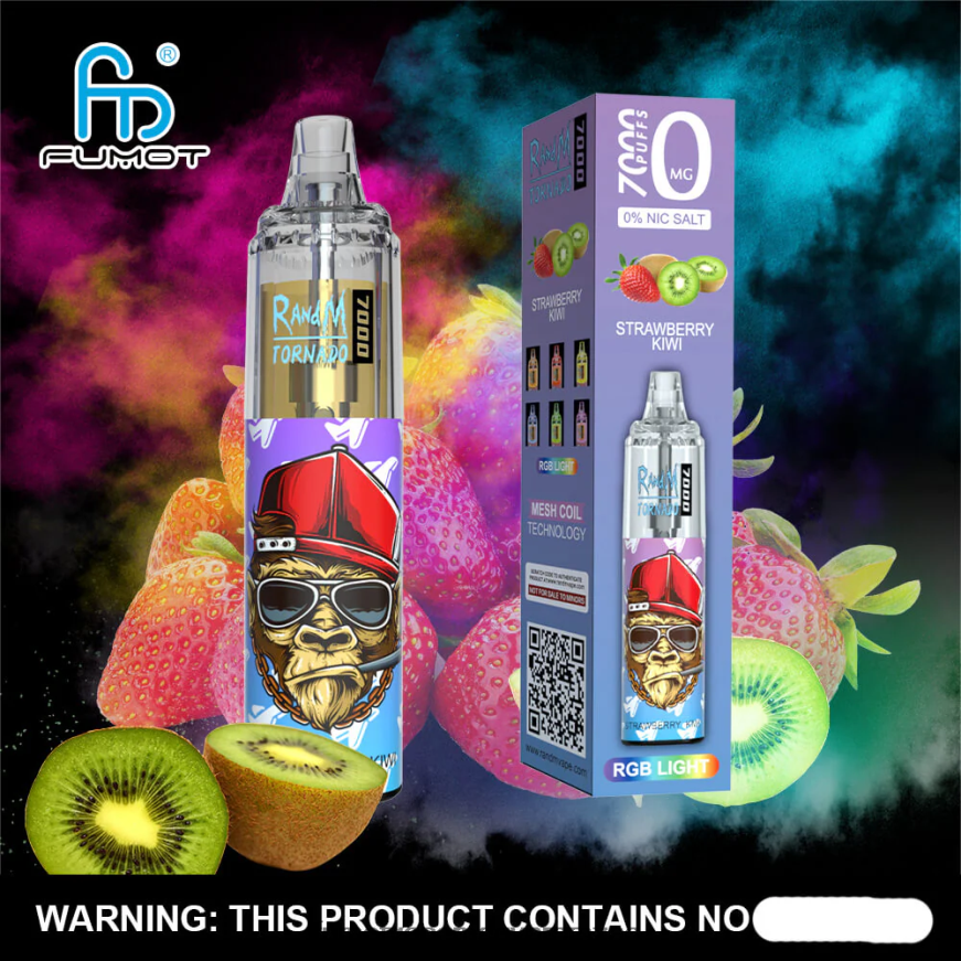 epres kivi Fumot technology co 6ZBT2B542 Fumot Tornado 7000 eldobható vape toll 0% - 14ml (1 db)