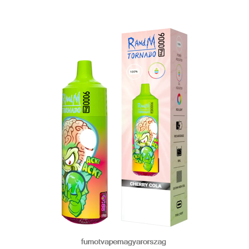 áfonyás málna Fumot vape flavours 6ZBT2B207 Fumot Tornado 9000 pro eldobható vape - 18 ml (1 db)