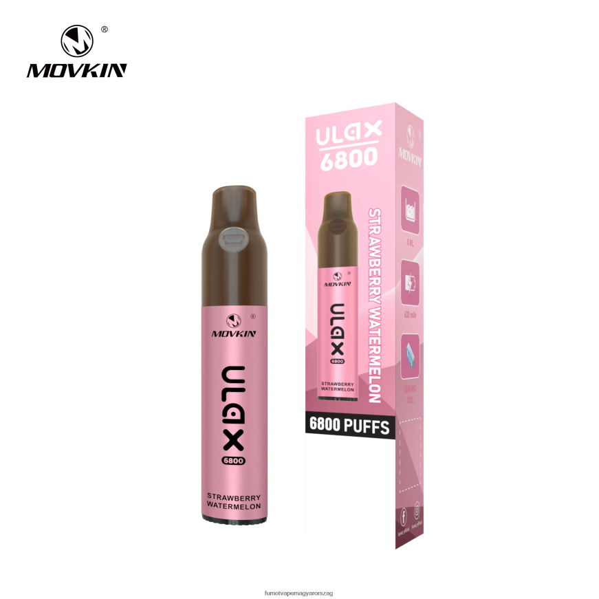 kékes málna Fumot vape online shop 6ZBT2B320 Fumot Movkin Ulax 6800 eldobható vape, kerámia tekercs - 8ml (1 db)